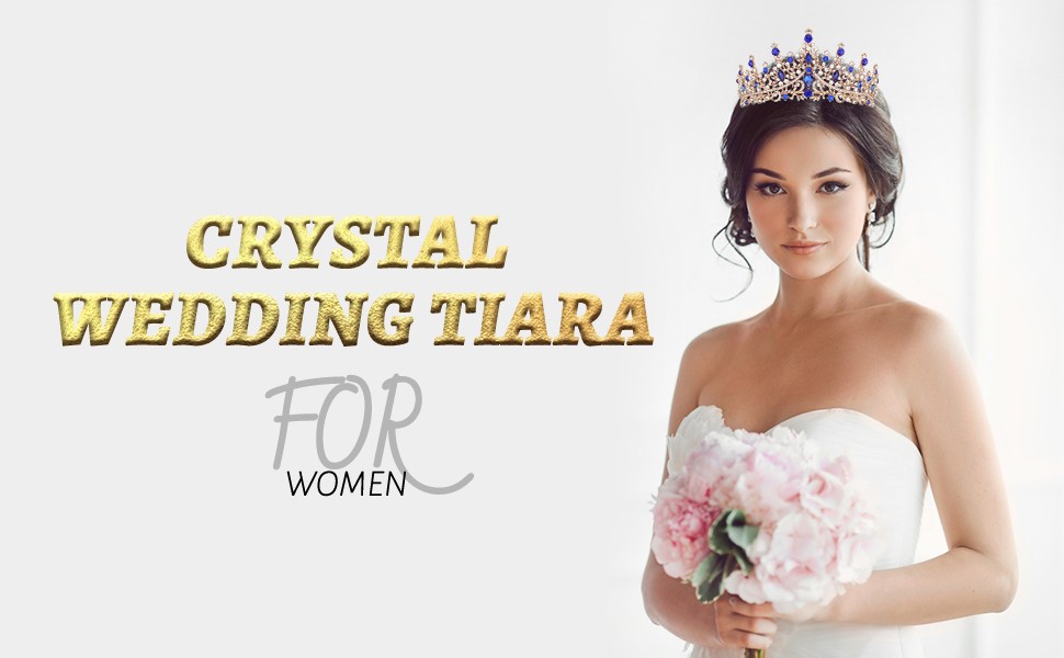 crystal wedding tiara