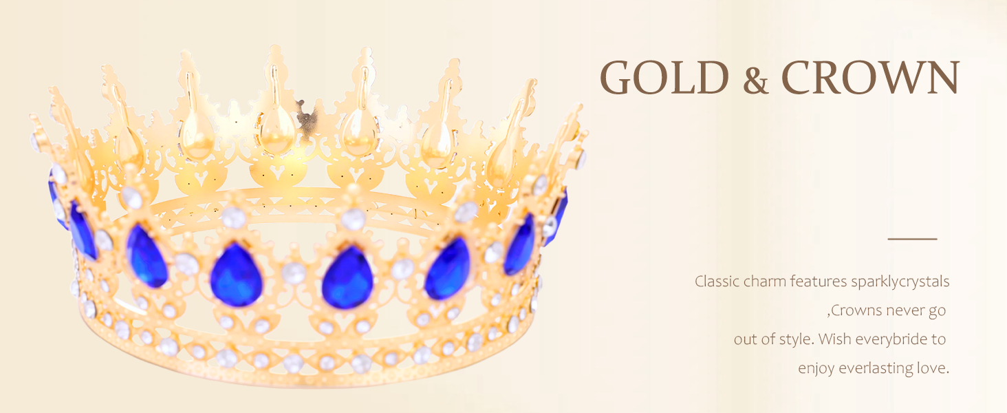 Blue crown for women