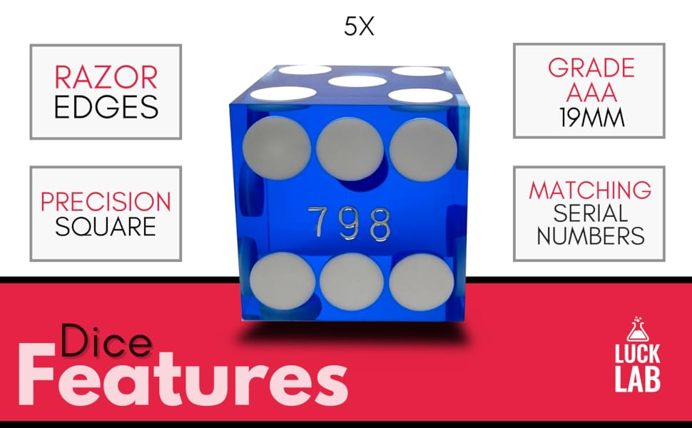 Blue Dice Features