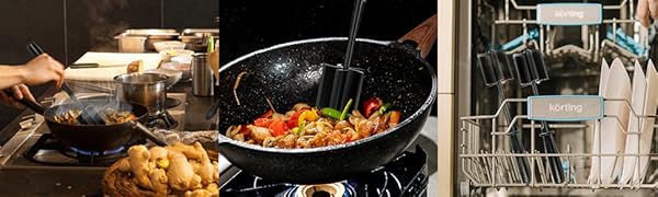 Heat-Resistant and Safe for Non-Stick Cookware