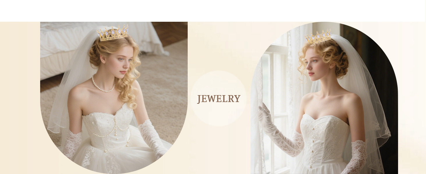 Gold crown for women