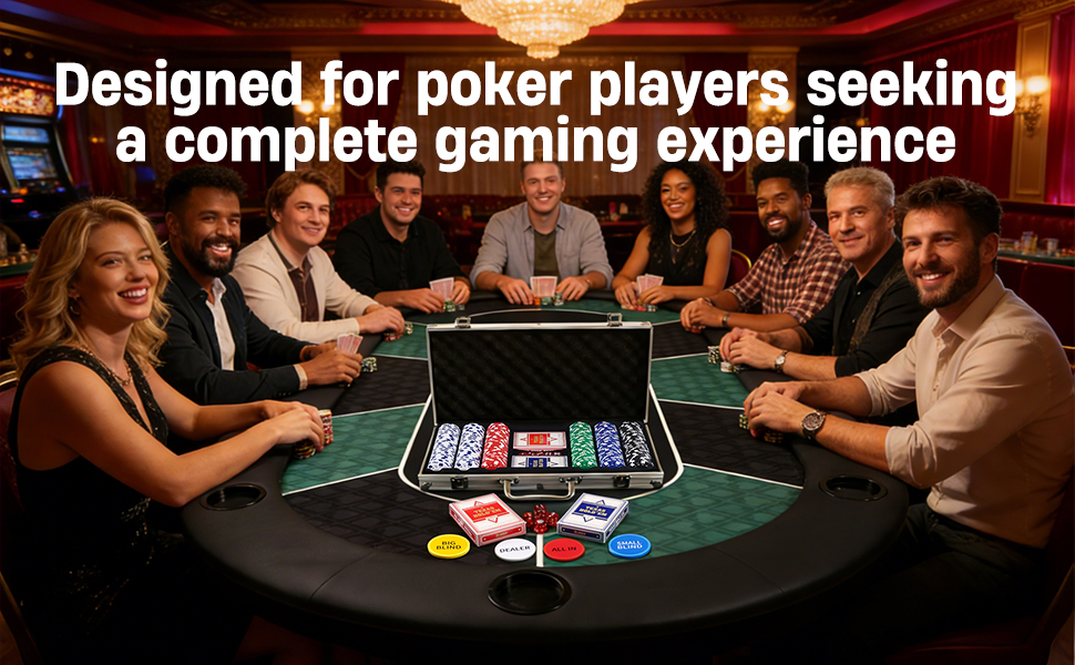 300pcs poker chip set 5