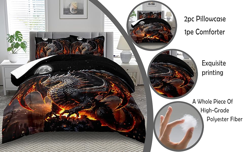 Black Dragon Comforter