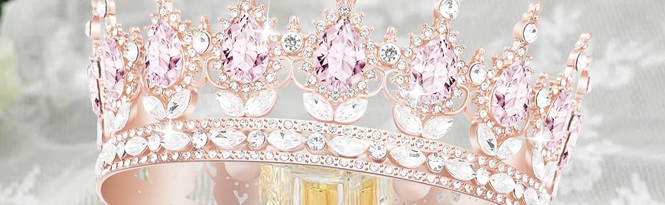 Rose Gold Pink Crown