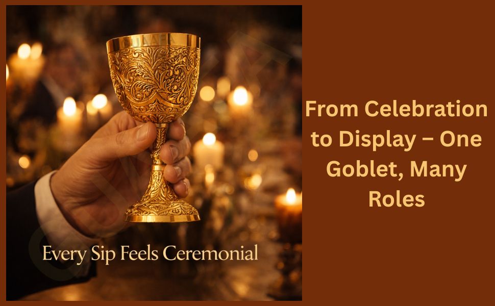 Medieval Brass Chalice Goblet Handcrafted Vintage Gold Goblet Royal Chalice Cup Gothic Goblet