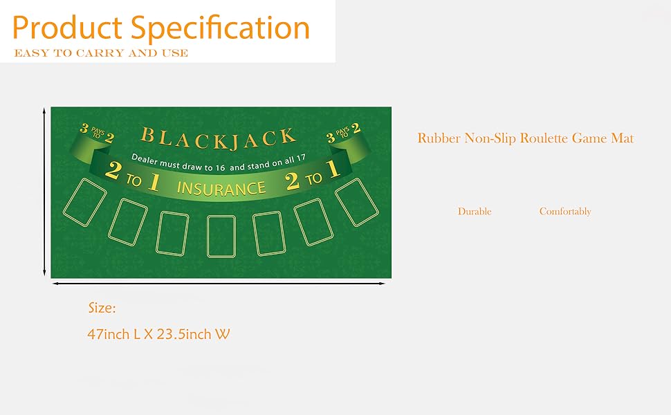 blackjack mat blackjack table mat poker mat