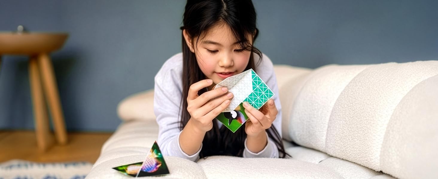 girl folding