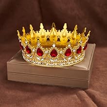 Gold Red Crown