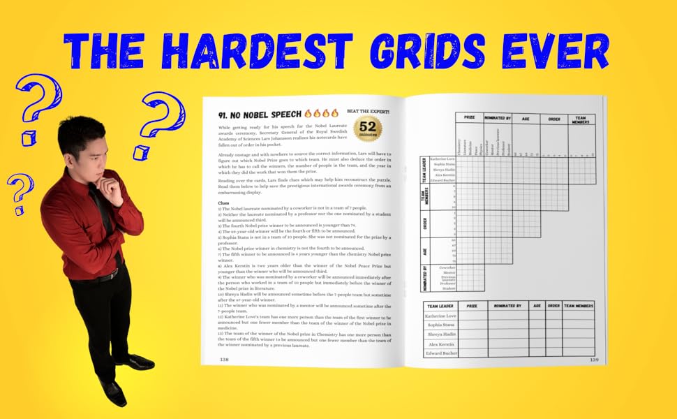 logic grid puzzle book