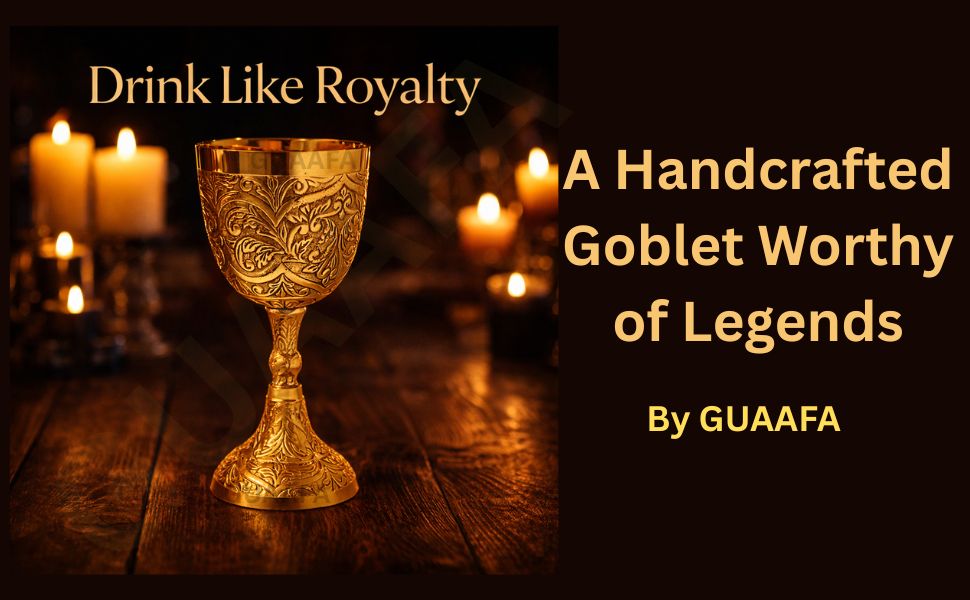 Vintage goblet, medieval goblet chalice, decorative gold goblet cup, fantasy gothic goblet