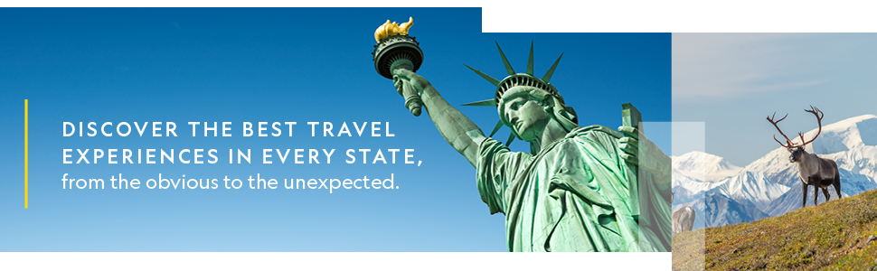 the best travel in every state, united states travel book