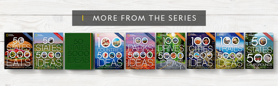 5000 ideas series from national geographic books